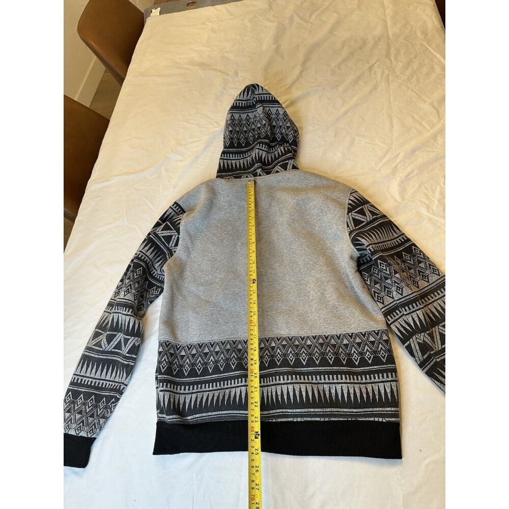 Southpole Y2K Men's Gray Full Zip Hoodie Size M Graphic Print Vintage - Picture 10 of 10